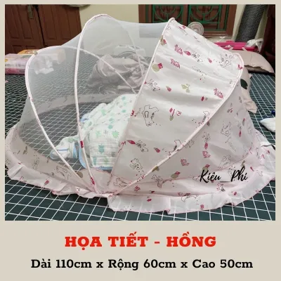 Mùng chụp tự bung chống muỗi cho bé - Màn chụp tự bung gấp gọn cho bé sơ sinh bé lớn có che ánh sáng