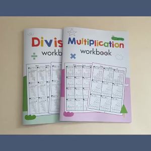 Childrens Multiplication and Division Writing Operation Exercise Book Mathematics Improvement Practice Questions A4 Daily Practice Notebook