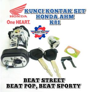 KUNCI KONTAK KONCI KONTAK BEAT STREET KEYSET HONDA BEAT POP KONCI K81 ORIGINAL BEAT SPORTY KEY SET