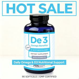 90 Softgels De3 Omega Fish Oil with D3 Support Eye & Bone Health