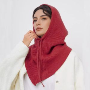 THANKSKY Màu sắc đồng nhất Mũ balaclava Ấm áp Dày hơn Mũ len có mũ Dễ thương Mũ len Mũ bảo vệ tai Mùa đông/Mùa thu