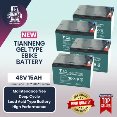 Summer Ebike Battery 48V 20ah /Ebike Battery 48v 25ah TIANNENG BRAND 1 SET. Deep Cycle Lead Acid