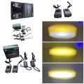 Lampu Tembak D2 Slim Devil Led Blue Lens RTD Rayton E06J Kipas Pendingin 32 Watt Original 2 Pcs. 