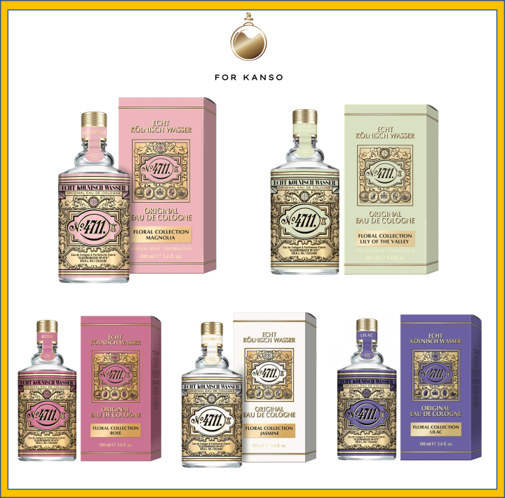 4711 Floral Collection (100ml) - Jasmine | Lilac | Rose | Magnolia