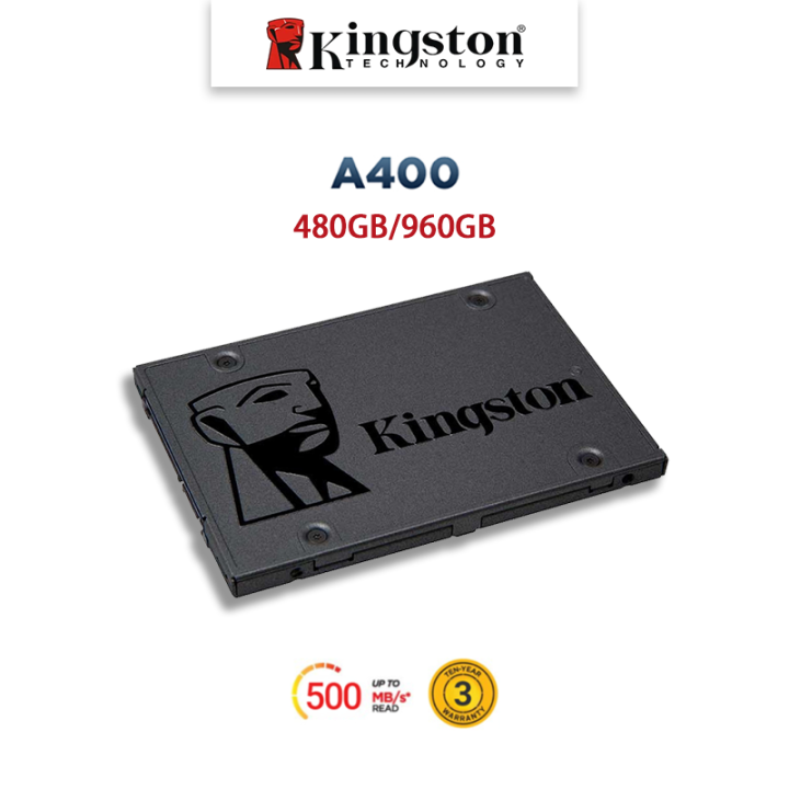 Kingston A400 SSD 480GB/960GB 2.5" SATA 3 Internal Solid State Drives