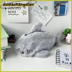 [Duola] กล่องดินสอตุ๊กตาฉลามสุดน่ารักเครื่องเขียนสำหรับนักเรียนอุปกรณ์การเรียนตุ๊กตาน่ารักกลับไปที่โรงเรียนกระเป๋าใส่ปากกาเครื่องเขียน