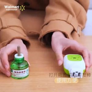 【Walmart】Electric Mosquito Repellent Liquid Refill 45ml Odorless Non Toxic Plug-in Heater Vaporizer for Indoor Home Bedroom Baby Safe Pregnant Woman Smokeless Insect Killer Lasts 300 Hours
