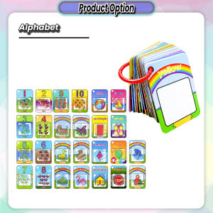 [Little B House] Magic Water Writing Cards Alphabet Card Drawing Card Early Education 数字字母学习卡 Kad ABC -BT37