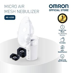 Ready Stock OMRON Model NE-U200 Handheld Portable Mesh Home Inhalation Device