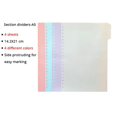 A5 Natural Vintage NoteBook Binder Loose Leaf Detachable Removable Stationery Office Supplies