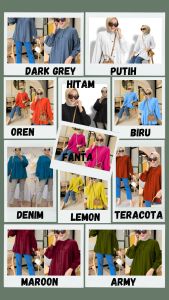 zalera id MIFTA KEMEJA WANITA LENGAN PANJANG ATASAN WANITA TERBARU KEMEJA WANITA BAHAN RAYON JATUH DAN ADEM