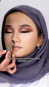 Tammia professoinal 1515 deluxe flat angled countoutinh brush kuas shading hidung makeup artis profesional
