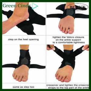 [Green Cindy] ปรับการบีบอัดกีฬายืดหยุ่นข้อเท้ารั้งสนับสนุน Span Fitness