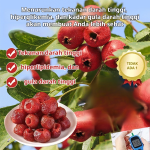 💥Secret Recipe For Prolonging Life💥Seedless Hollow Hawthorn Preserved Fruit [Secret Recipe For Prolonging Life] Manisan Hawthorn Pitted Buah Awet Hawthorn Berongga Tanpa Biji For Reducing Three Highs 无籽空心山楂果脯