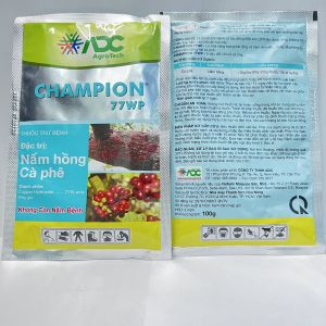 Champion trừ nấm hồng mai vàng Champion 77WP chuyên nấm hồng. Hiệu quả loại bỏ nấm vi khuẩn trên Mai vàng