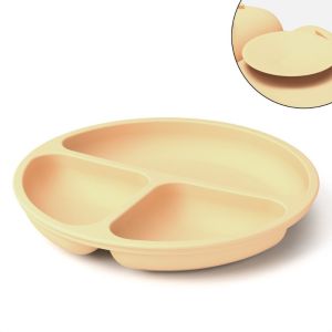 Silicone Feeding Dishes Children Suction Plate Suction Sucker Toddler Training Tableware BPA Free