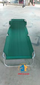 Giường xếp ghế bố mẫu mới nhất màu xanh rêu - MM01XR