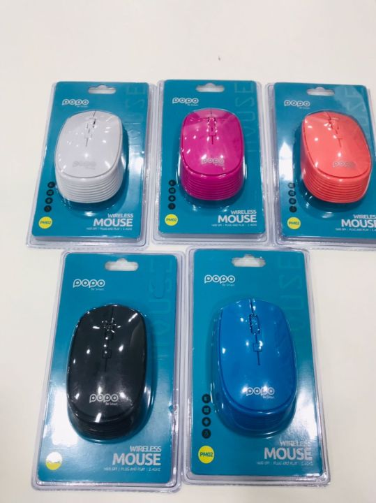 Ori Wireless Mouse 2.4Ghz popo Receiver Adjustable Wireless Mice