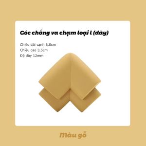 Bộ 1 Miếng Mút Xốp Bọc Cạnh Bàn - Bịt Góc Bàn An Toàn Cho Bé - Aeneas Shop