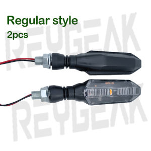 REYGEAKT For Honda Tmx 125 Crf 250l Cg125 Tmx125 Crf250l Universal Led Signal Light Running Flash Lamp 10mm