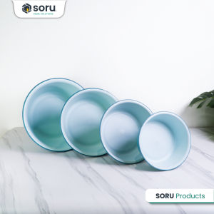 SORU - Baskom Plastik Serbaguna 3L 4L 6L 10L Multifungsi Mandi Cuci Buah Sayur - Waskom Bowl