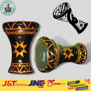 ALAT HADROH MURAH DARBUKA 8 INCH MOTIF BATIK AZ ZAHIR