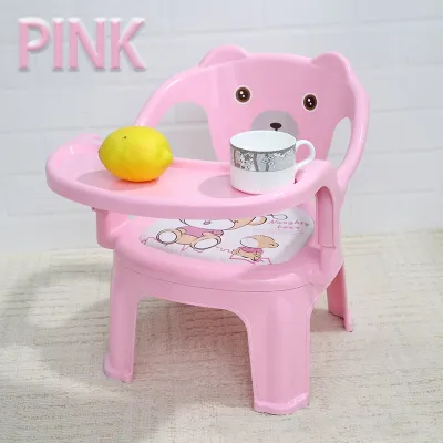 Baby dining chair Childrens backrest Small chair Small stool Anti falling belt dining plate
