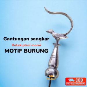 Gantungan Sangkar Burung Fullset Pion Motif Bird Gantungan Burung Cantolan Sangkar Kotak Kosan Murai