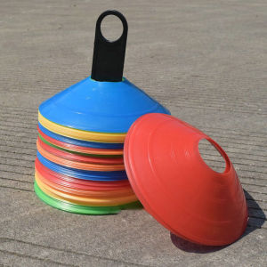 HUIESON มาร์กเกอร์โคน กรวยซ้อมบอล กรวยฝึกซ้อม กรวยซ้อมกีฬา ทีมเทรนเนอร์ดีสโคน ดีสโคนเทรนเนอร์ ชุดละ 10 ชิ้น