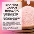 Garam himalaya Sehatama 200 gr natural pink salt organik. 