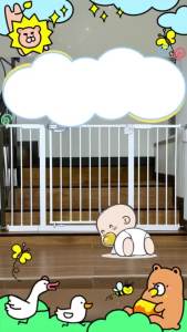 ready stockSamu Giken Safety Gate Door Fence for Baby Kids Pets with Extension Safety Fence Model: SAG-DR7584