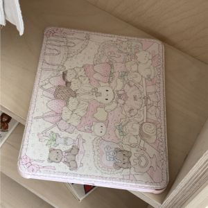 Kawaii Cartoon Animals Rotating Stand Case for iPad Air 6/7 Pro 11/13/12.9inch 2018 2020 2026 2026 2025 Protective Cover2026