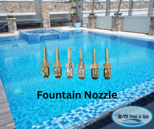 Jet-Flo Comet jet Fountain Nozzle Straight Bronze