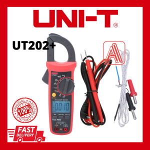 UNI-T UT202+ 400A Digital AC Clamp Meter - up to AC 400A/600V - High Reliability/Accuracy/Safety - with AC Current/Voltage Measurement - no DC Current Measurement - Resistance/Capacitance/Temperature Measurement