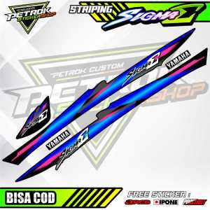 STRIPING VARIASI YAMAHA SIGMA E / STICKER LIST MOTOR VARIASI YAMAHA SIGMA E