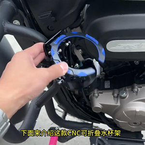 Small Rotatable Mount Coated Aluminum Frame Simple Installation for Road Mountain Bikes Motorcycles