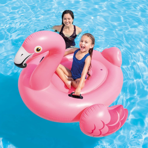 Intex Family-Inspired Inflatable Pool Floaties with Electric Pump - Gator/Whale/Swan/Duck/Pizza Floats