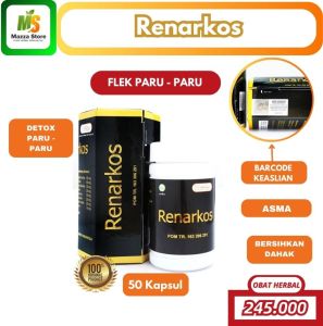RENARKOS Herbamed Obat Herbal Detoksifikasi Paru Paru Mengatasi Sesak Napas Batuk Pilek