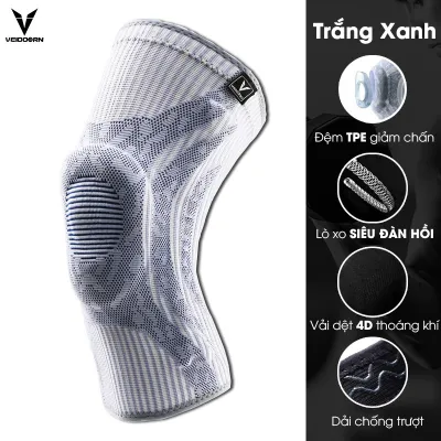 Bó gối thể thao VEIDOORN đai trợ lực bảo vệ đầu gối dùng trong bóng đá bóng chuyền (VBG001) - AMBERVIETNAM