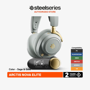 SteelSeries Arctis Nova Elite World’s First Hi-Res Wireless Gaming Headset หูฟังเกมมิ่งไร้สาย เสียงคุณภาพ 96kHz/24bit ไดรเวอร์ Carbon Speaker
