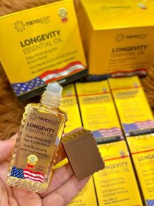 Dầu gió vàng con lăn Trường Thọ Nhập khẩu Mỹ Nanogize Longevity Essential Oil 21ml