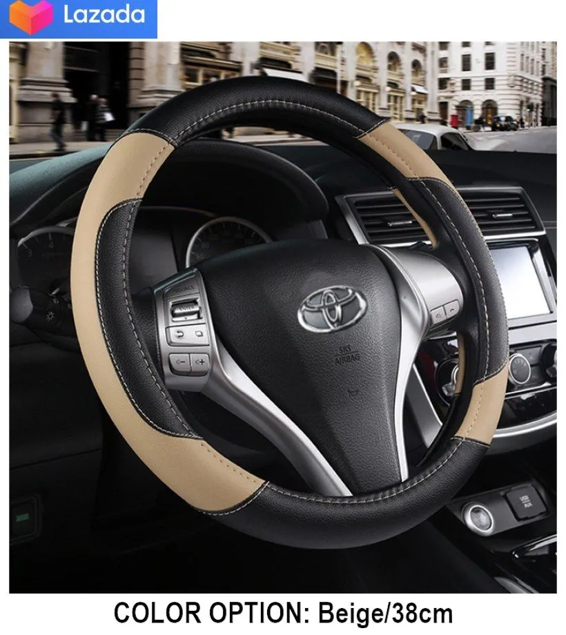 38cm All Model Steering Wheel Cover Penutup Stereng Vios Altis