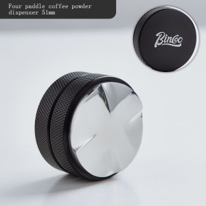 BINCOO Coffee Powder Distributor Stainless Steel Tamper Set Coffee Appliance Accessories 51MM/58MM
