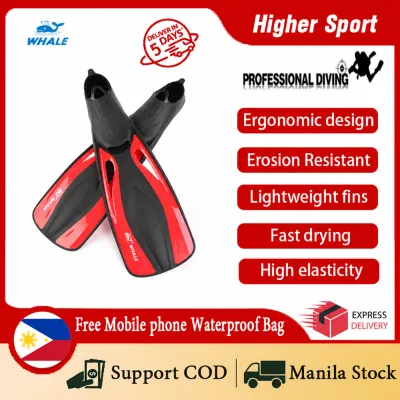 Whale FN600 Professional Adult Underwater Scuba Diving Fins Adujstable Snorkeling Diving Flippers Shoes