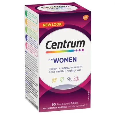 Centrum Kids Multi Vitamin 60 Strawberry Tablets