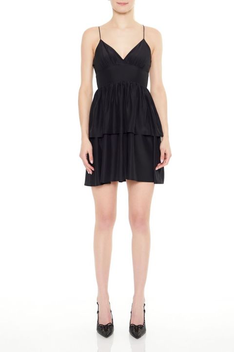 Forever 21 Women's Layered Flounce Mini Dress Lazada PH