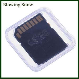 Blowing กล่องใส่การ์ดหน่วยความจำ10ชิ้นเคสป้องกันสำหรับ SD SDHC MMC XD CF การ์ดสีขาวใส