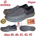 SEPATU SLIP ON ARDILES FLAGON / SEPATU ARDILES PRIA KARUNG - Abu-abu, 42. 