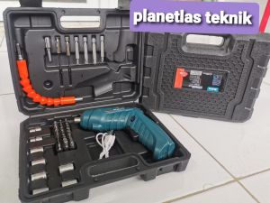 MDON Obeng Elektrik MDON JP42 Cordless Screwdriver Cas Bor Tangan MDON JP42 obeng set alat tukang obeng 1 sett. obeng lengkap full sett