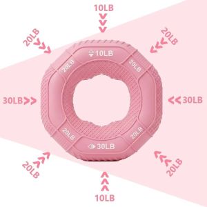 K9SEQ Silicone Hand Gripper Ring 10LB-90LB Adjustable Finger Trainer Ring Versatile Lightweight Power Grip Ring Home Workout